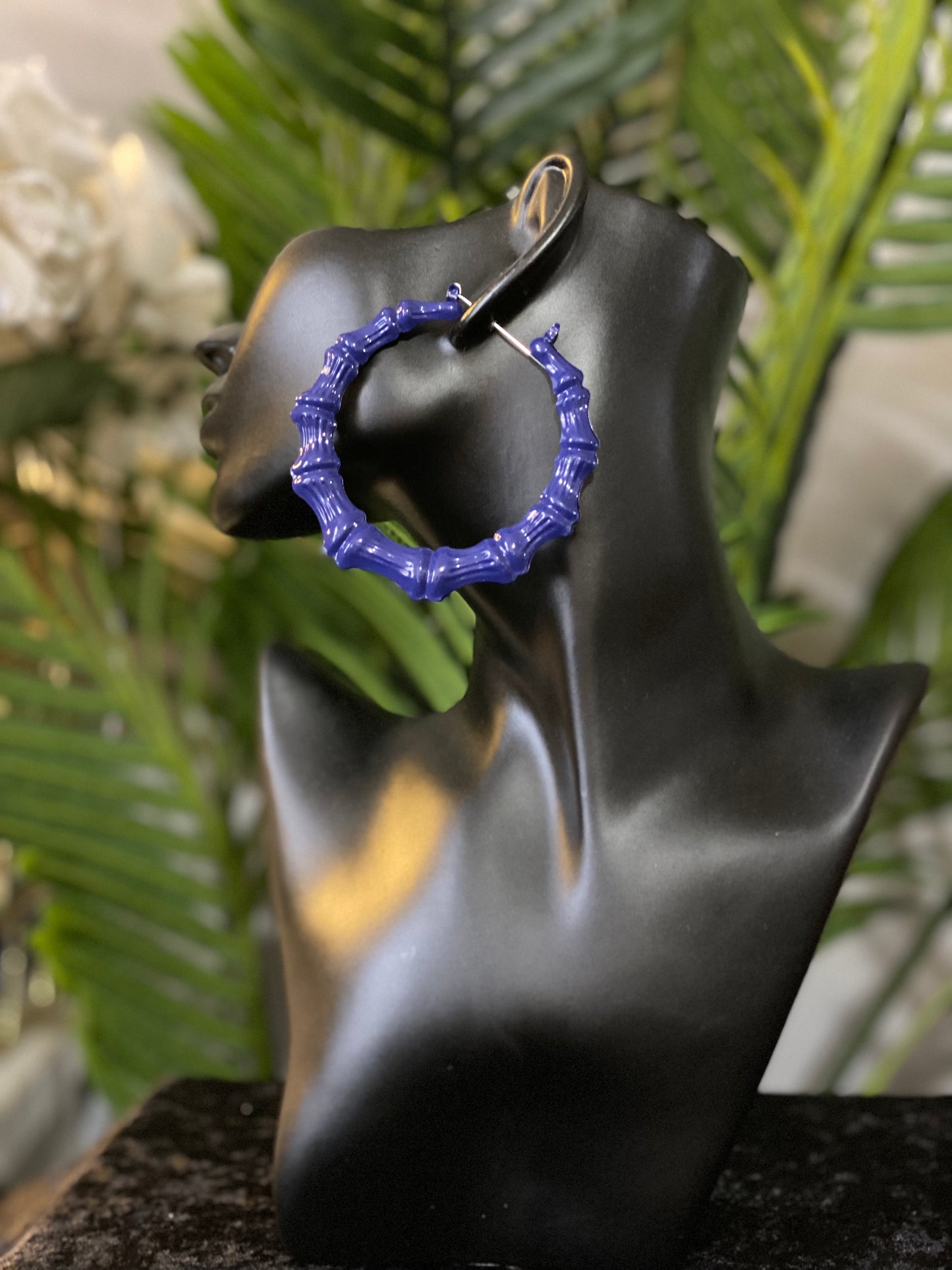 Color Pop Bamboo Hoops