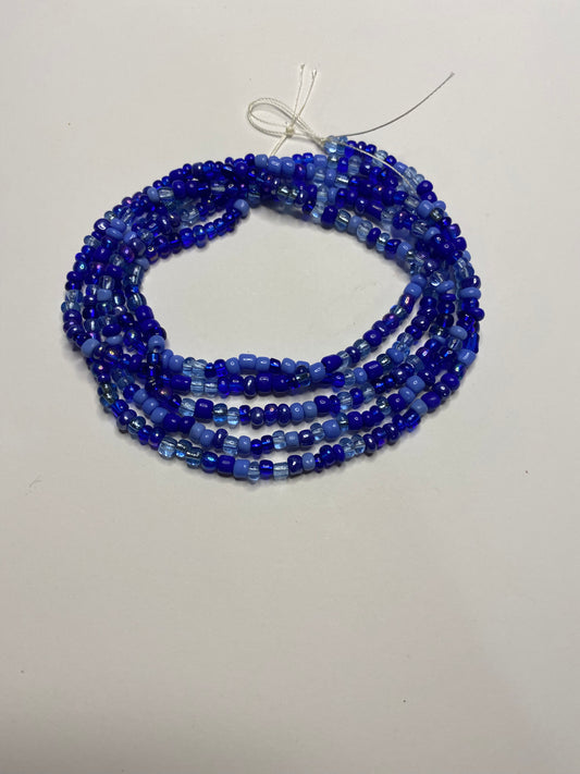 Blue Serenity Waist Bead
