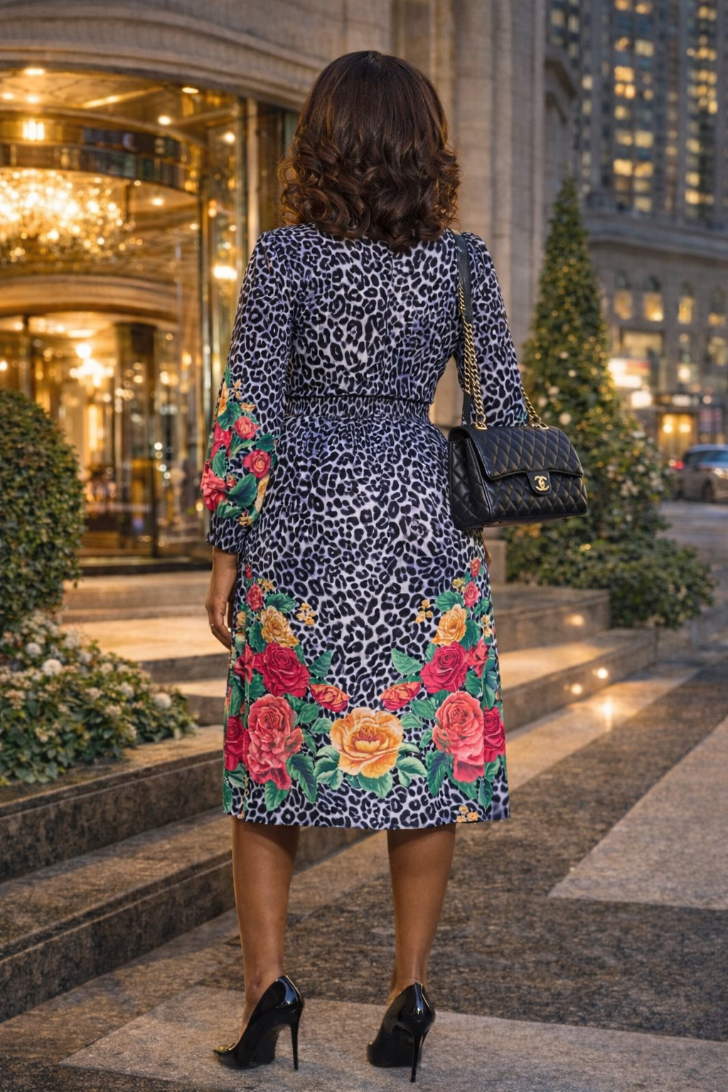 The Wild Rose Midi Dress