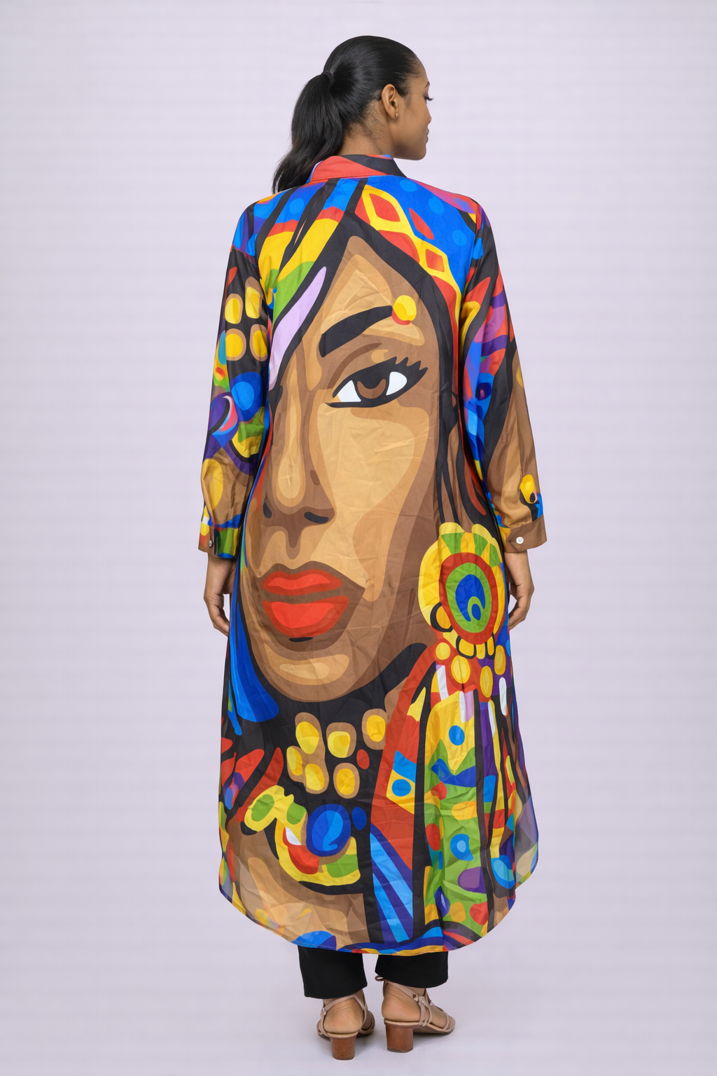 The Art Statement Shirt Dress