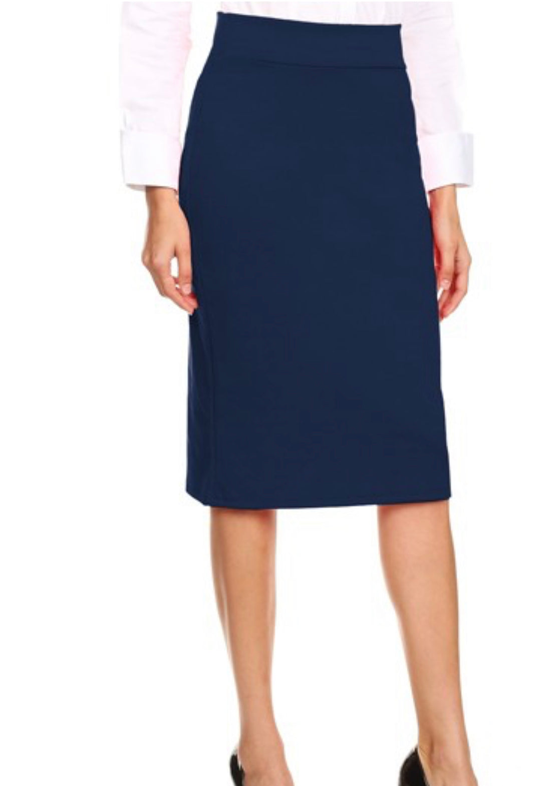 Essential Stretch Pencil Skirt