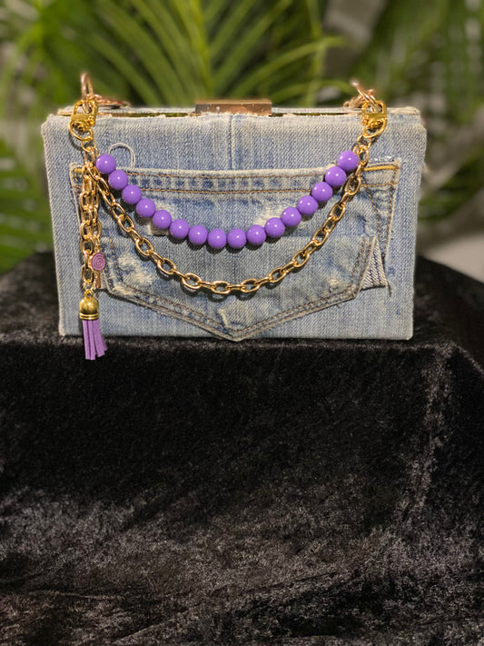 Gold Luxe Charm – Lavender
