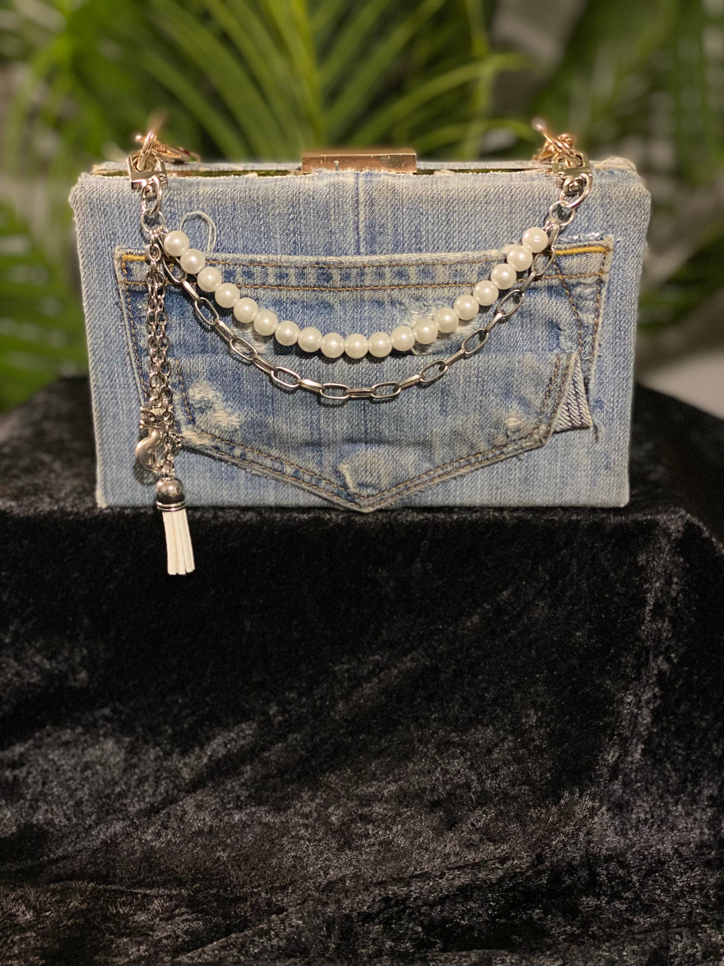 Silver Pearl Luxe Charm