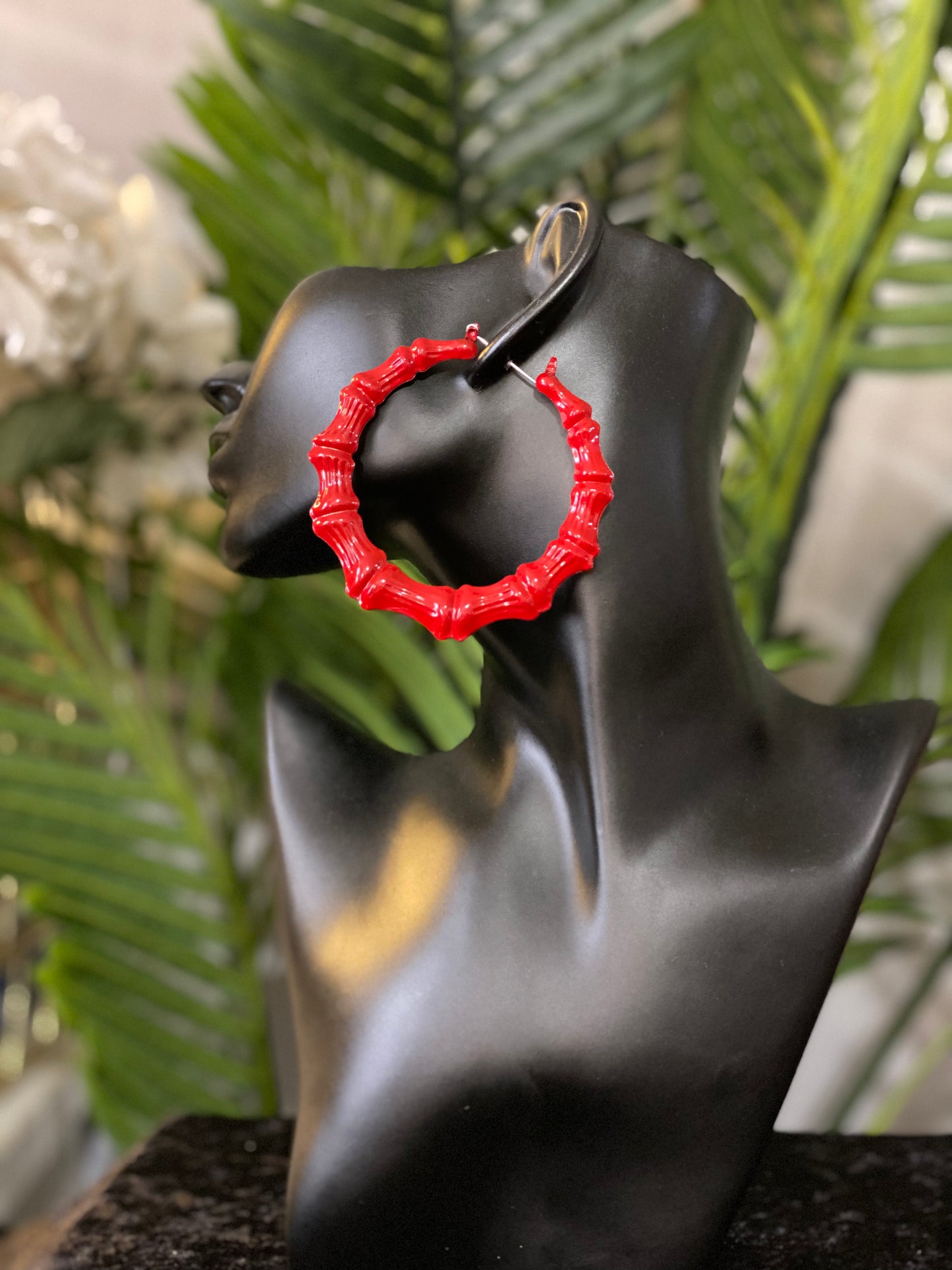 Color Pop Bamboo Hoops