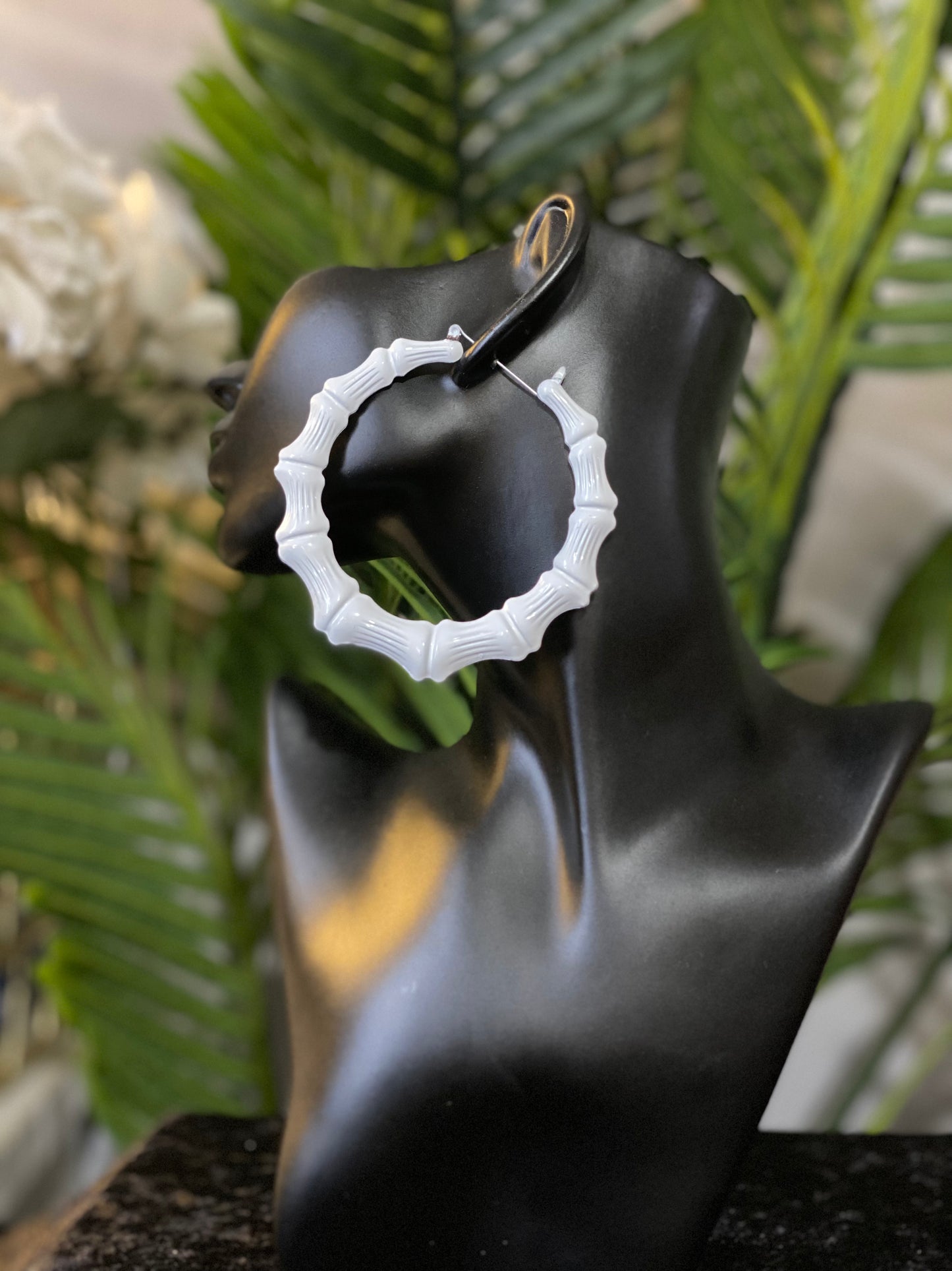 Color Pop Bamboo Hoops